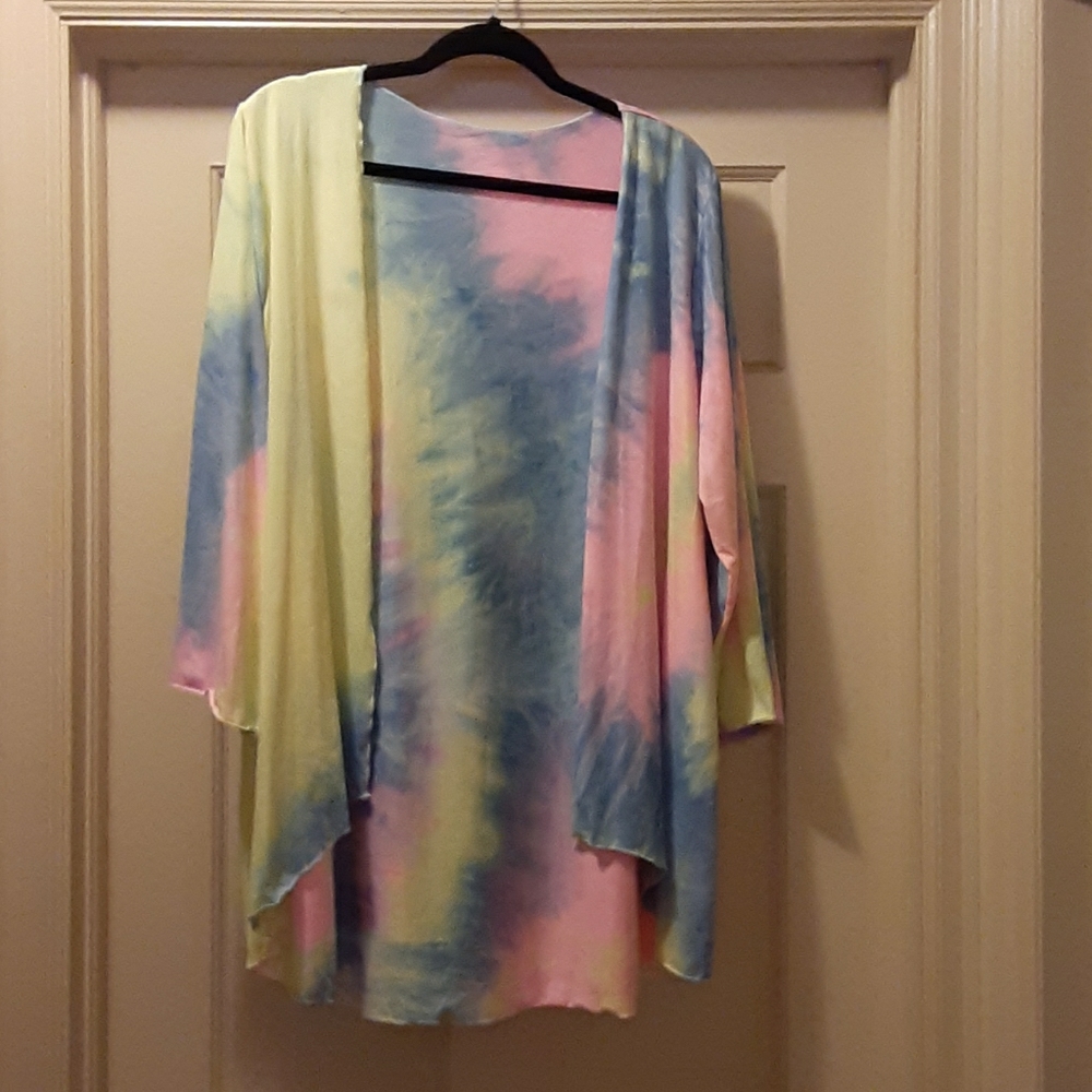 Tie dye so soft cardigan
